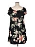 Absolute Angel Floral Black Casual Dress Size XL - photo 2