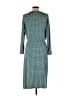 Pendleton Polka Dots Teal Casual Dress Size L - photo 2