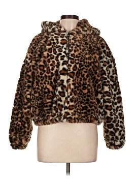 Stella Tweed Faux Fur Jacket