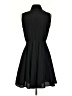 BCBGMAXAZRIA 100% Polyester Solid Black Casual Dress Size XS - photo 2