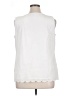 Talbots White Sleeveless Blouse Size 1X - photo 2