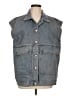 Unbranded 100% Cotton Blue Denim Vest Size L - photo 1