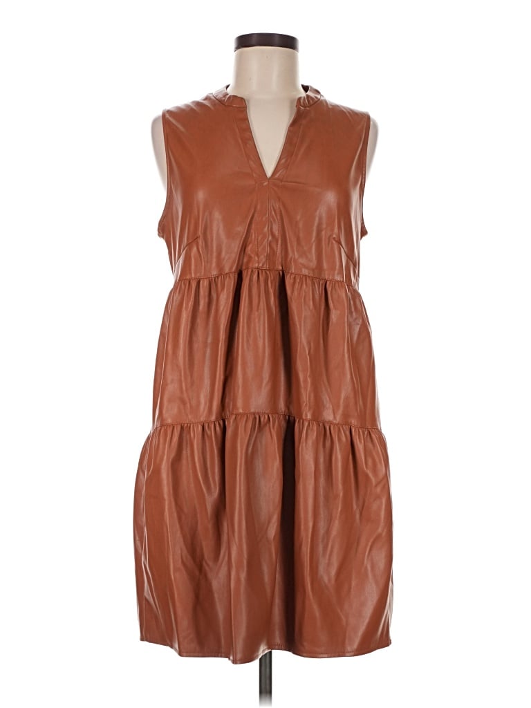 Pre-owned Tart Casual Dress In Brown