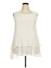 Unbranded 100% Polyester Ivory Sleeveless Blouse Size XXL - photo 1