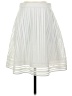 J.Crew 100% Polyester Chevron-herringbone White Casual Skirt Size 2 - photo 1