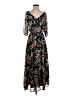 Luxology 100% Polyester Paisley Black Casual Dress Size S - photo 1