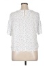 Old Navy 100% Modal Polka Dots White Short Sleeve Blouse Size XL - photo 2