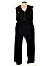 Emma & Michele Solid Black Jumpsuit Size 2X - photo 1