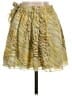 Japna 100% Polyester Camo Green Gold Casual Skirt Size S - photo 2