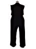Emma & Michele Solid Black Jumpsuit Size 2X - photo 2