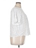 Old Navy 100% Modal Polka Dots White Short Sleeve Blouse Size XL - photo 4