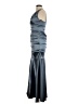 Xscape Silver Cocktail Dress Size 6 - photo 5
