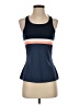 Adidas 100% Polyester Blue Active Tank Size S - photo 1
