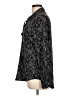 VERTIGO Animal Print Black Long Sleeve Blouse Size L - photo 5