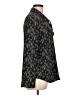 VERTIGO Animal Print Black Long Sleeve Blouse Size L - photo 4