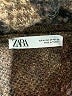 Zara Plaid Brown Turtleneck Sweater Size M - photo 7