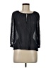 J.Crew Black 3/4 Sleeve Blouse Size 0 - photo 1