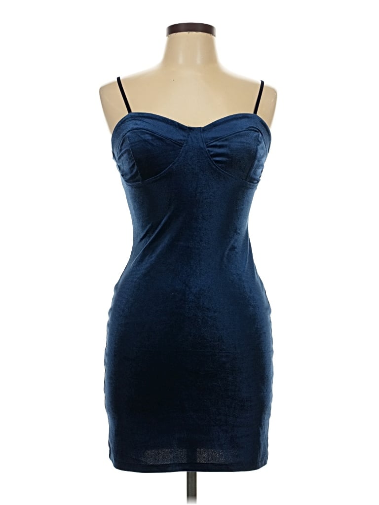 Pre-owned Ambiance Cocktail Dress In Blue