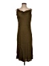 FRAME 100% Viscose Solid Brown Casual Dress Size M - photo 1
