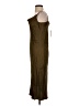 FRAME 100% Viscose Solid Brown Casual Dress Size M - photo 5