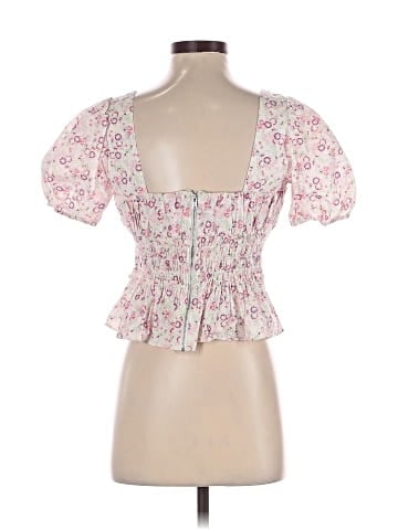WAYF Short Sleeve Blouse (view 2)