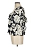 MNG Black Short Sleeve Blouse Size 8 - photo 5