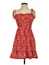 Topshop Hearts Red Casual Dress Size 2 - photo 1