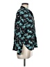 J.Crew Floral Teal Long Sleeve Blouse Size 8 - photo 4
