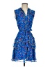 Saloni Blue Cocktail Dress Size 2 - photo 1