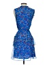 Saloni Blue Cocktail Dress Size 2 - photo 2