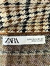 Zara Houndstooth Brown Coat Size S - photo 6