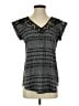 Express Outlet 100% Polyester Gray Short Sleeve Top Size S - photo 1