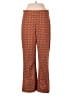 Jones New York Print Orange Casual Pants Size S - photo 1