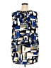 Alfani Graphic Blue Sleeveless Blouse Size 22 - photo 2