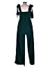 Audrey Parks x Francesca's Solid Teal Jumpsuit Size L - photo 2