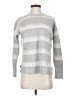 Theory Stripes Gray Pullover Sweater Size S - photo 1