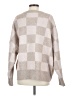 OAK + FORT Checkered-gingham Gray Pullover Sweater Size XS - photo 2