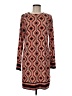 MICHAEL Michael Kors Print Orange Casual Dress Size M - photo 1