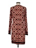 MICHAEL Michael Kors Print Orange Casual Dress Size M - photo 2