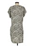 Gap 100% Rayon Animal Print Tan Casual Dress Size S - photo 2