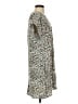 Gap 100% Rayon Animal Print Tan Casual Dress Size S - photo 4