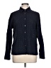 Talbots 100% Cotton Polka Dots Black Long Sleeve Button-Down Shirt Size L - photo 1