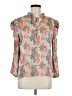 Ann Taylor LOFT 100% Polyester Floral Pink 3/4 Sleeve Blouse Size M - photo 1