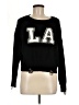 No Comment 100% Acrylic Black Pullover Sweater Size M - photo 1
