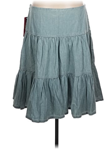 Chaps Denim Skirt (view 2)
