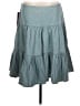 Chaps Solid Teal Denim Skirt Size 12 - photo 2