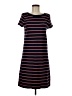 Assorted Brands 100% Cotton Stripes Blue Casual Dress Size S - photo 1