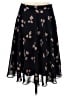 Ann Taylor 100% Polyester Hearts Black Casual Skirt Size 8 - photo 1