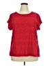 Faded Glory Red Short Sleeve Top Size 2X - photo 1