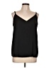 ASOS 100% Polyester Black Sleeveless Top Size 10 - photo 1